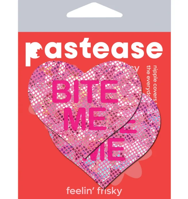 Pastease Bite Me Heart - Pink/Red O/S