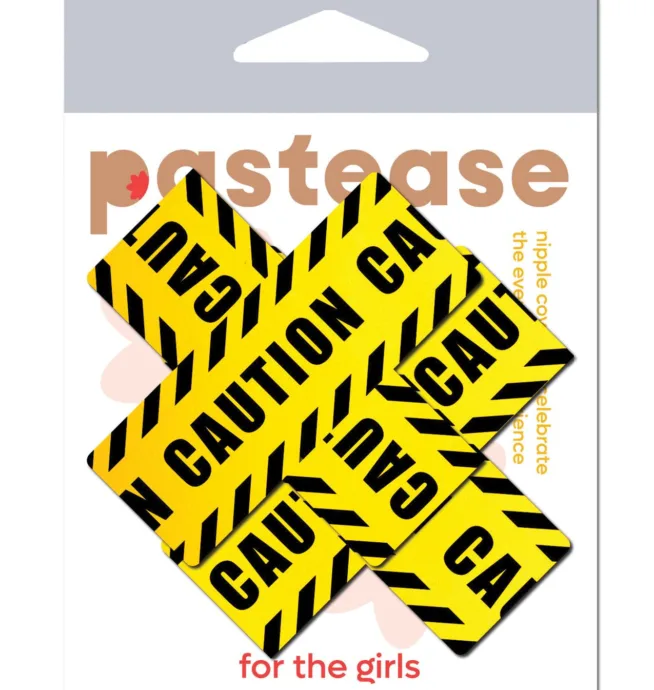 Pastease Caution Cross - Black/Yellow O/S