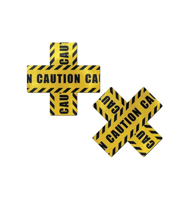 Pastease Caution Cross - Black/Yellow O/S - Image 2