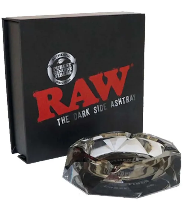 RAW Darkside Glass Ashtray - Image 2