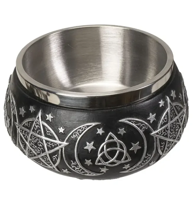 Triple Moon Smudge Bowl