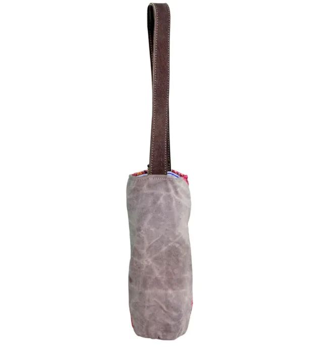 Wine Bag With Pink Patchwork - Image 2