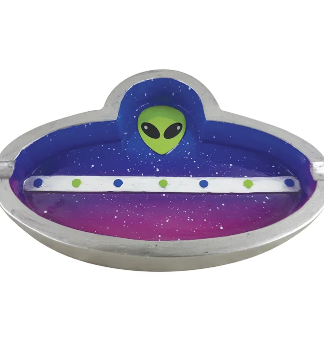 5.75in Porcelain Space Alien Ashtray