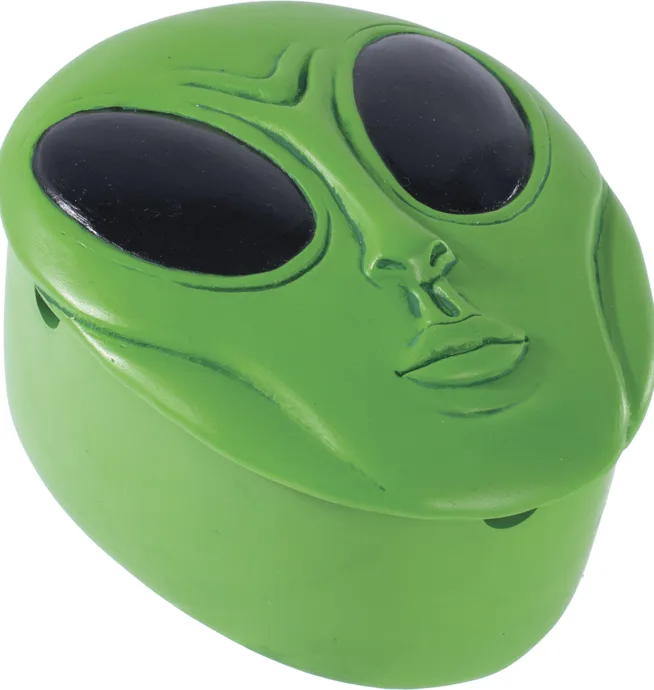 5in Green Alien Covered Ashtray