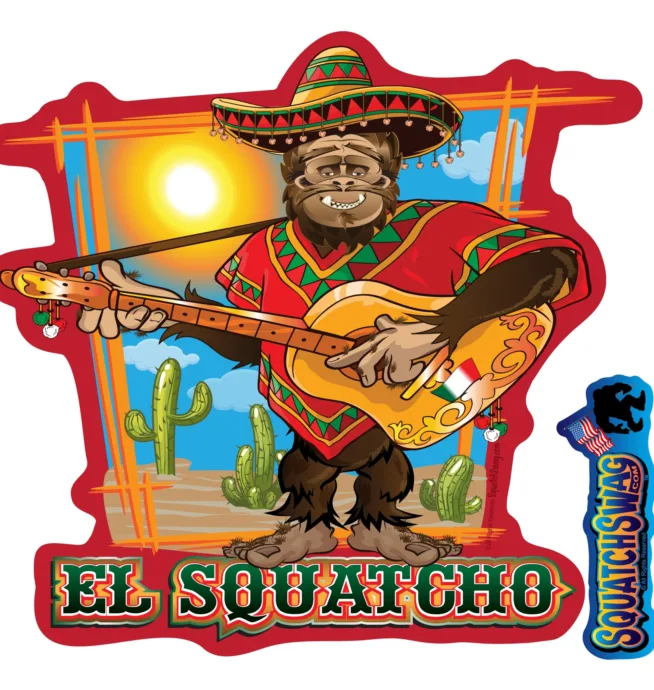 SquatchSwag Stickers 3 Pack - El Squatcho