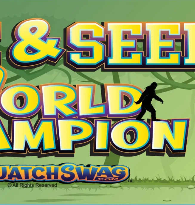 SquatchSwag Stickers 3 Pack - Hide & Seek World Champion