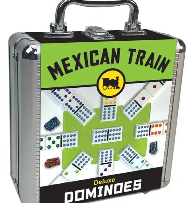 Mexican Train Dominoes (Deluxe Case)