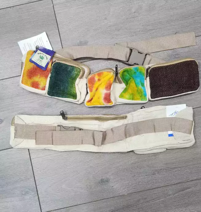 Multi-Color Tie-Dye Utility Fanny Pack