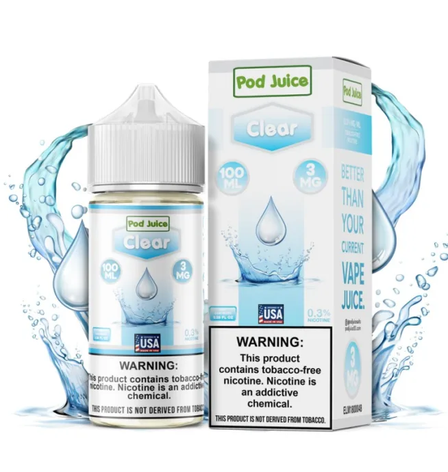 Pod Juice Synthetic - Clear 3MG 100mL