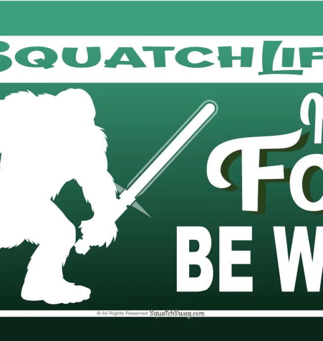 SquatchSwag Stickers 3 Pack – May The Forest Be With You