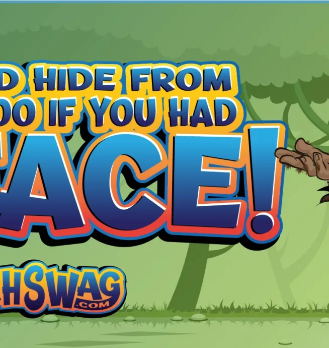 SquatchSwag Stickers 3 Pack – C'Mon You'd Hide From Cameras Too If You Had This Face!