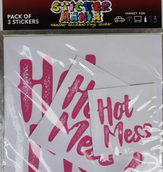 Sticker Mania - Hot Mess