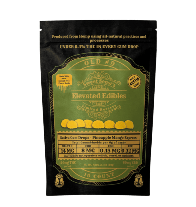 Sweet Sensi Elevated Gummy - Pineapple Mango Express 10pk (Sativa)