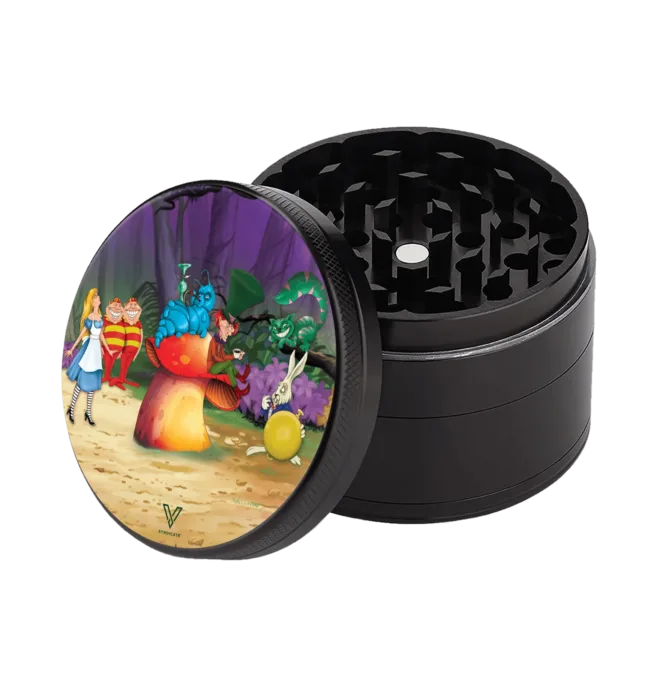 V Syndicate Alice Mushroom 4-Piece SharpShred Grinder