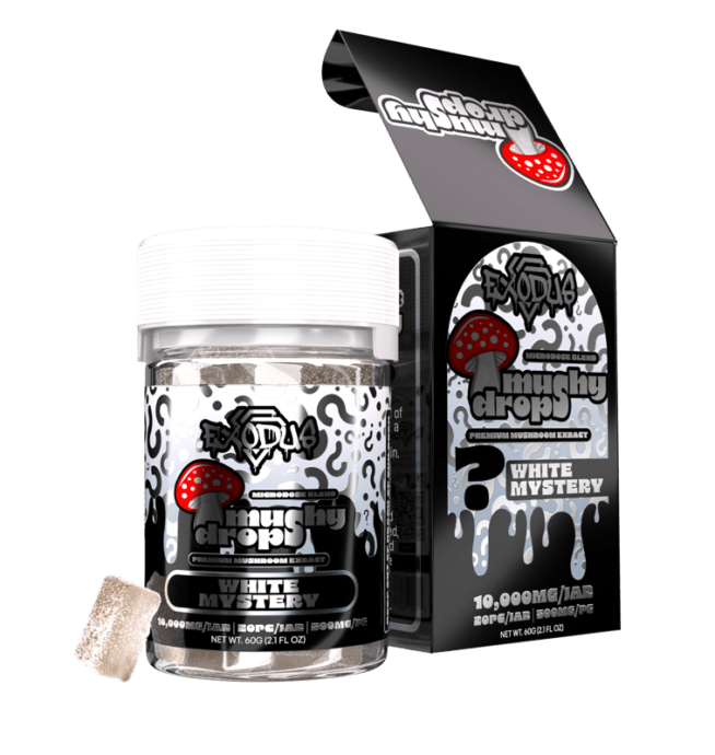 Exodus Mushy Drops Gummies 10000mg - White Mystery