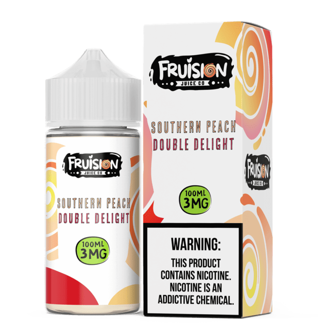 Fruision Juice Co. 100ml – Southern Peach Double Delight 3mg