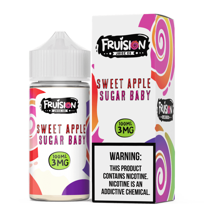 Fruision Juice Co. 100ml – Sweet Apple Sugar Baby 3mg