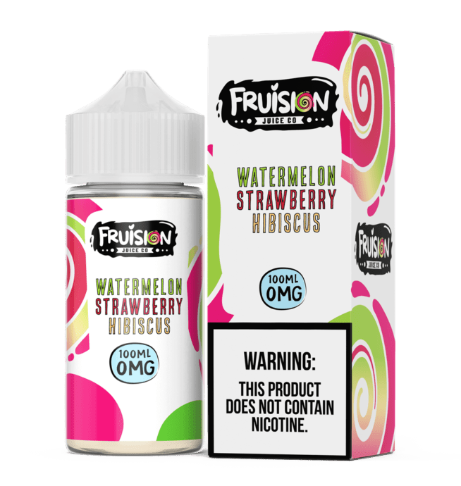 Fruision Juice Co. 100ml – Watermelon Strawberry Hibiscus 0mg