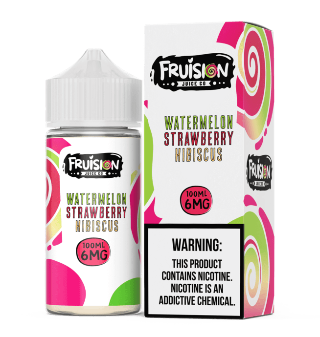 Fruision Juice Co. 100ml – Watermelon Strawberry Hibiscus 6mg