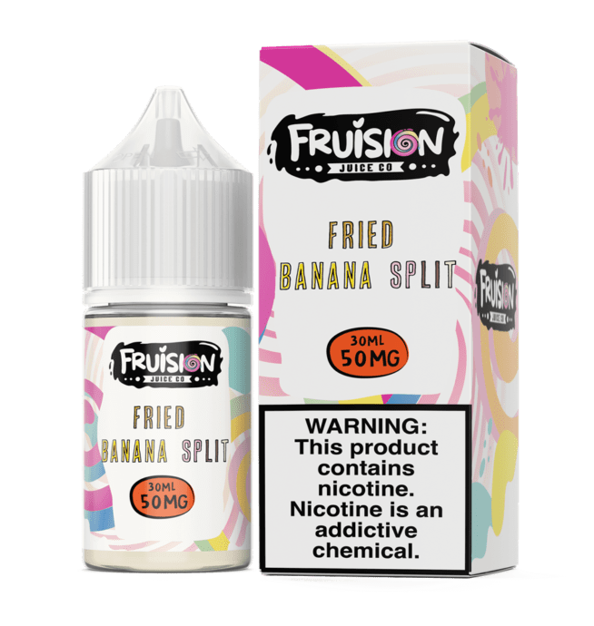 Fruision Juice Co. Salts 30ml - Fried Banana Split 50mg