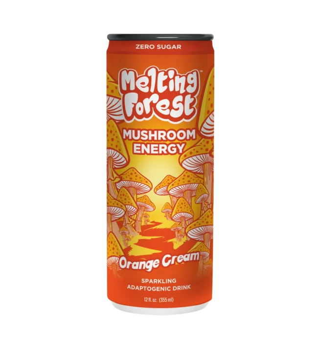 Melting Forest - Energy - Mushroom Sparkling Water - Orange Cream