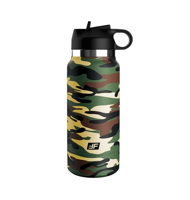 PDX Plus Fap Flask Happy Camper Stroker - Frosted/Camo