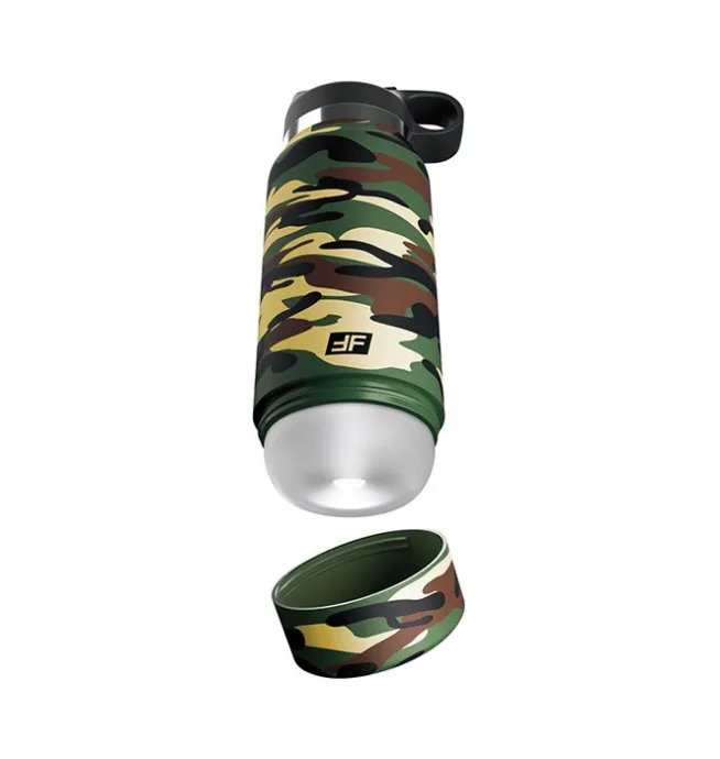 PDX Plus Fap Flask Happy Camper Stroker - Frosted/Camo - Image 2