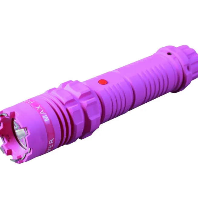 Pride Tactical Force Flashlight Stun Gun - Pink