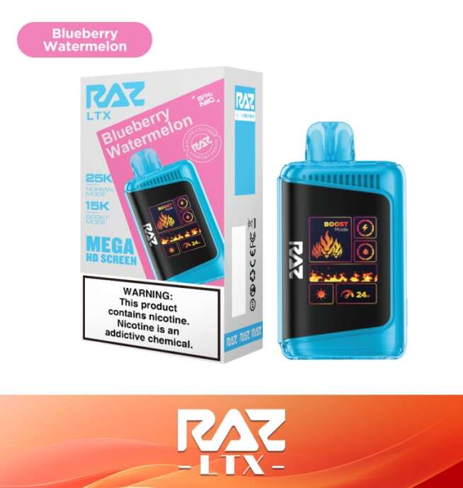 RAZ LTX 25K Disposable 5% – Blueberry Watermelon