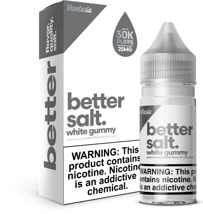 Vapetasia Better Salt 30mL - White Gummy 50mg