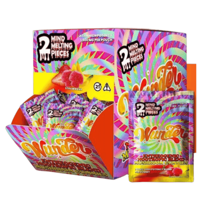 Wunder Amanita Muscaria Mushroom High Potency Gummies 2pk - Amanita Muscaria