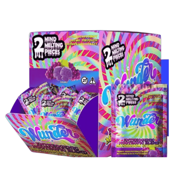 Wunder Amanita Muscaria Mushroom High Potency Gummies 2pk - Amanita Muscaria + Kava