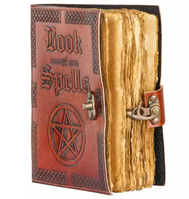 Book of Spells Leather Journal - Image 2