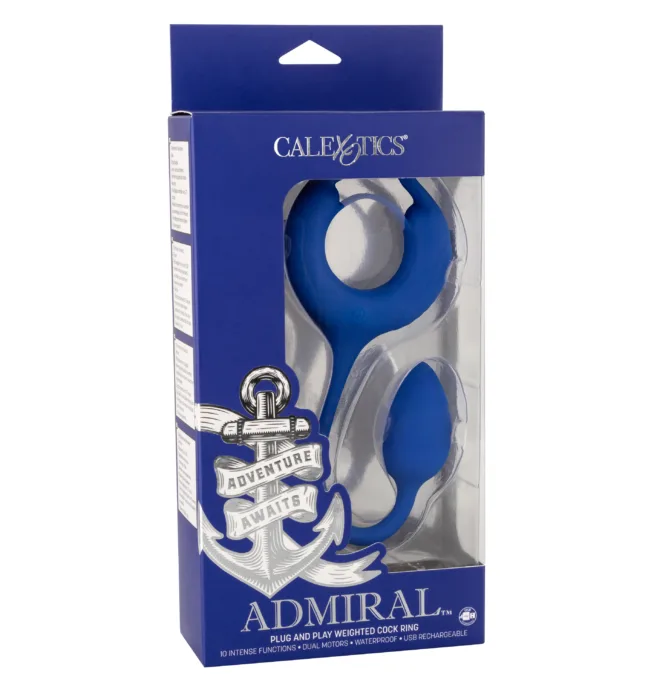 Calexotics Admiral™ Plug and Play Weighted Cock Ring - Image 17