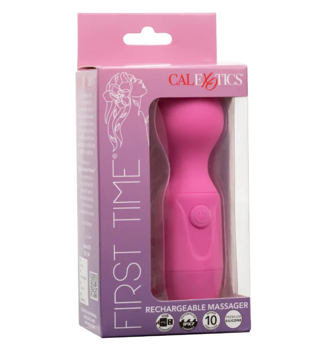 Calexotics First Time® Rechargeable Massager - Pink - Image 10