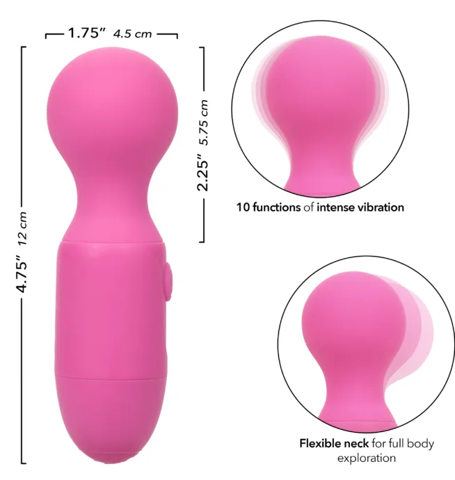 Calexotics First Time® Rechargeable Massager - Pink - Image 9