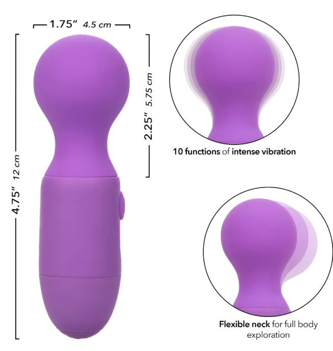 Calexotics First Time® Rechargeable Massager - Purple - Image 9