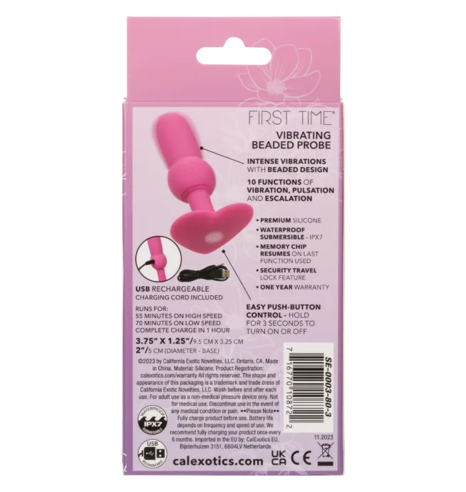 Calexotics First Time® Vibrating Beaded Probe - Image 6