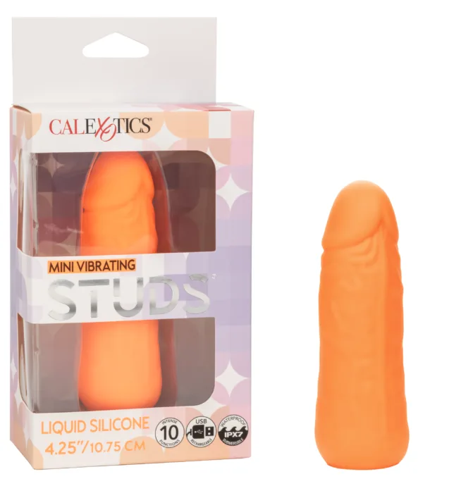 Calexotics Mini Vibrating Studs® - Orange