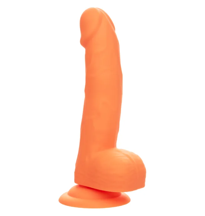 Calexotics Neon® Silicone Studs® 6"/15.25 cm - Orange - Image 2