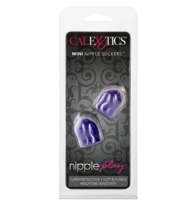 Calexotics Nipple Play® Mini Nipple Suckers - Purple - Image 8