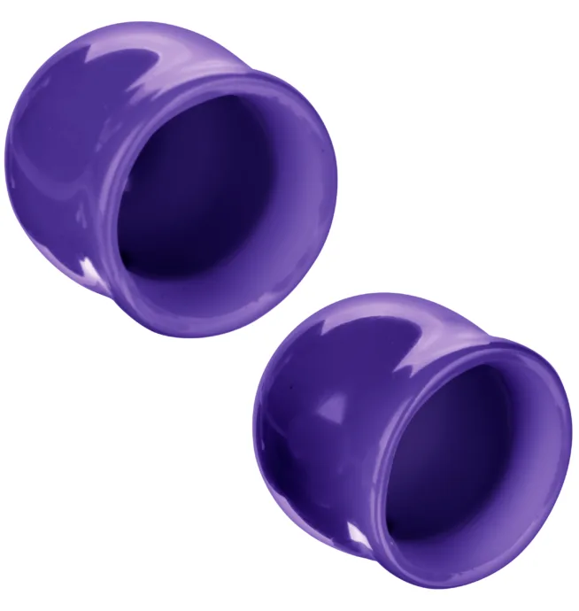 Calexotics Nipple Play® Mini Nipple Suckers - Purple - Image 5