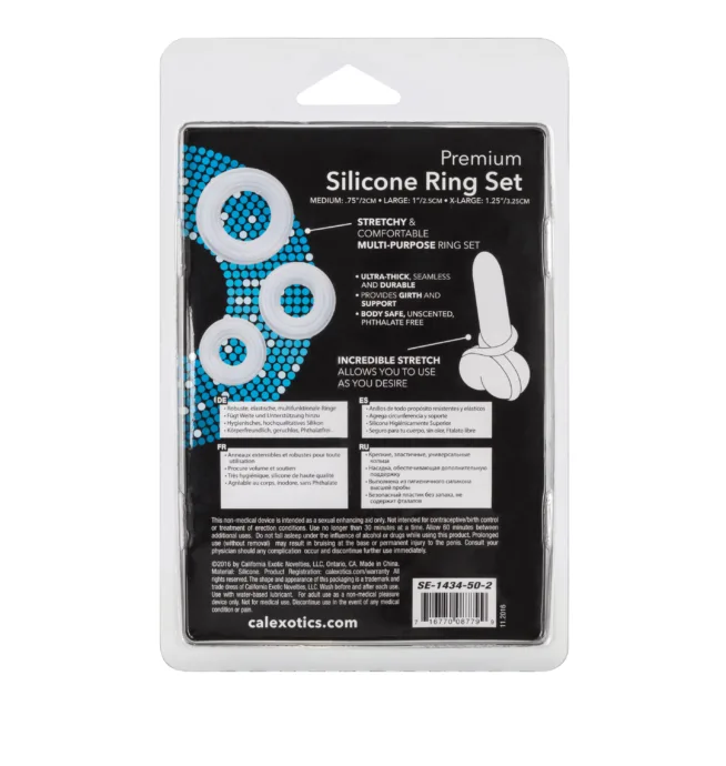 Calexotics Premium Silicone Ring Set - Image 4