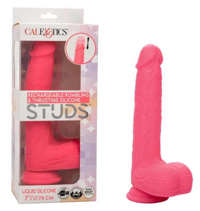 Calexotics Rechargeable Rumbling & Thrusting Silicone Studs®