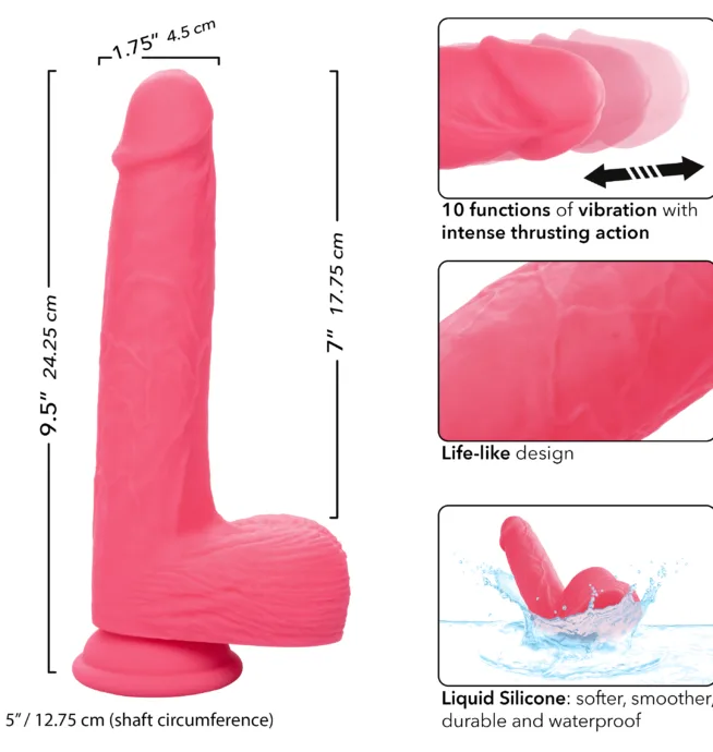 Calexotics Rechargeable Rumbling & Thrusting Silicone Studs® - Image 10