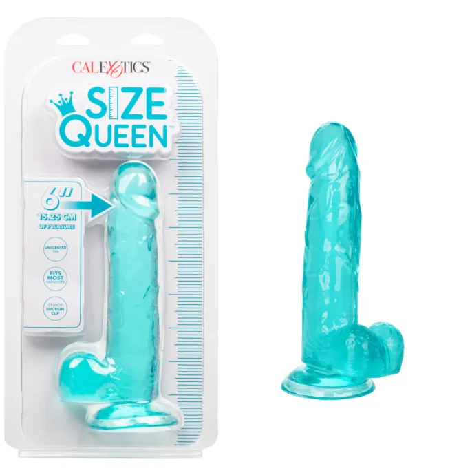 Calexotics Size Queen® 6"/15.25 cm - Blue