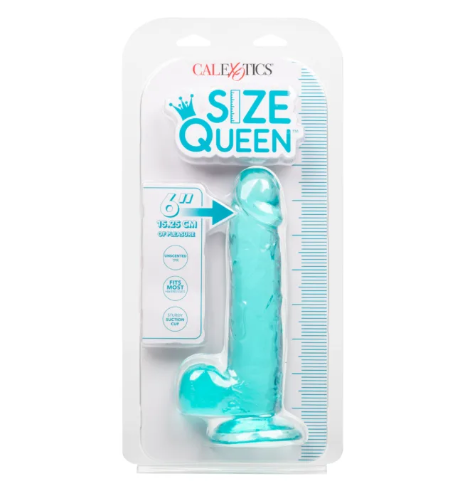 Calexotics Size Queen® 6"/15.25 cm - Blue - Image 12