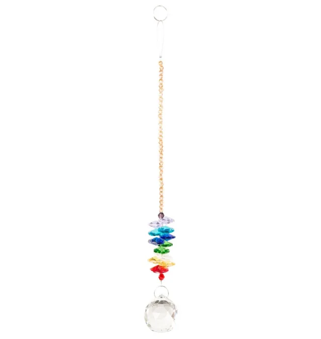 Crystal 7 Chakra Hanging Ornament - Image 2