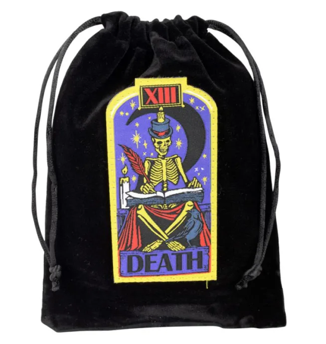 Death Velvet Tarot Bag