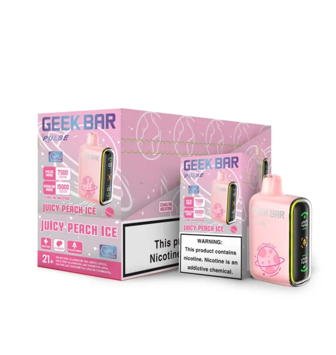 Geek Bar Pulse Disposable – Juicy Peach Ice